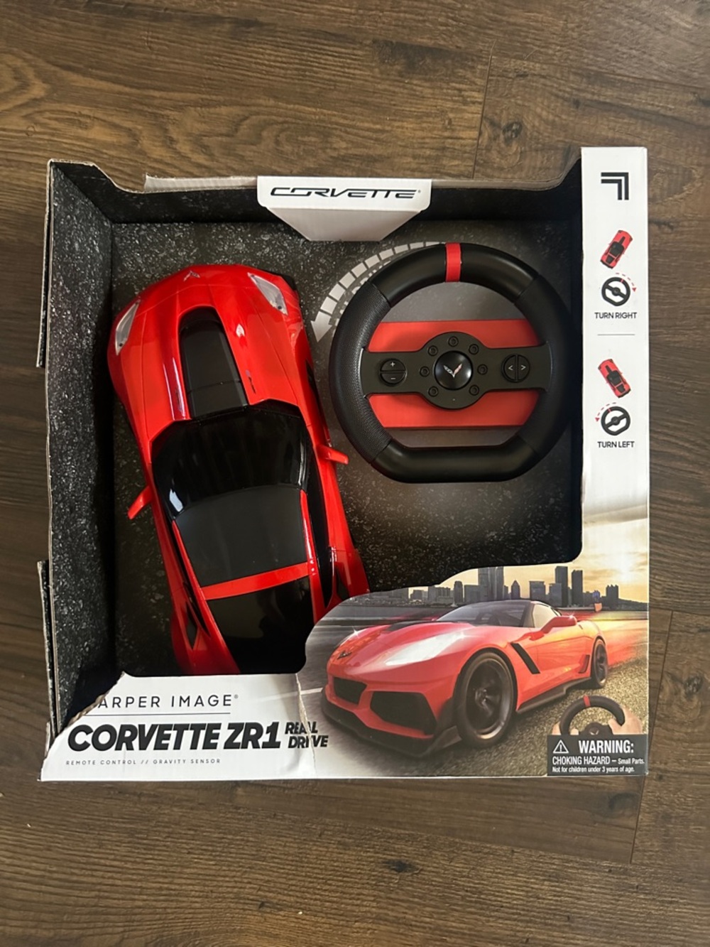 Sharper Image Red Corvette ZR-1 Remote Control Car